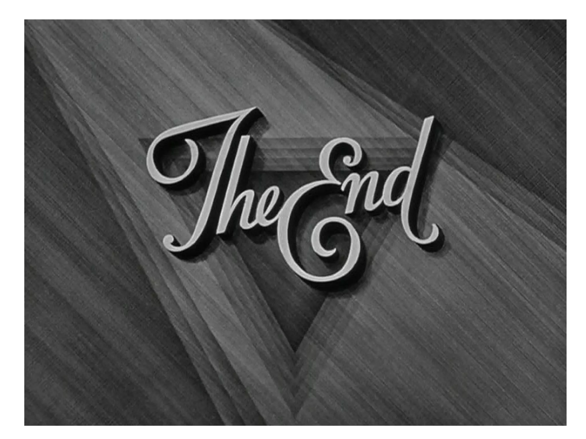 THE END
 