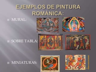  MURAL:
 SOBRE TABLA:
 MINIATURAS:
 