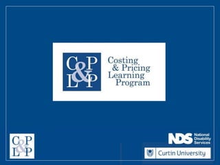 Costing & Pricing Learning Program for Disability Service Providers