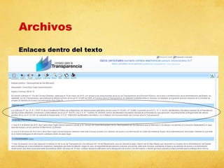 Archivos
Enlaces dentro del texto

 