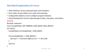 Enum State Comprehensive C++ Programming for Mechanical Engineers: Concepts and ...