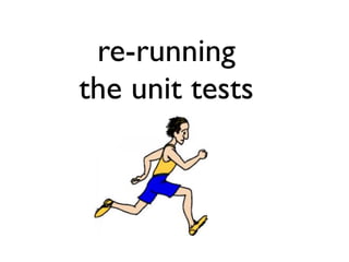 re-running
the unit tests
 