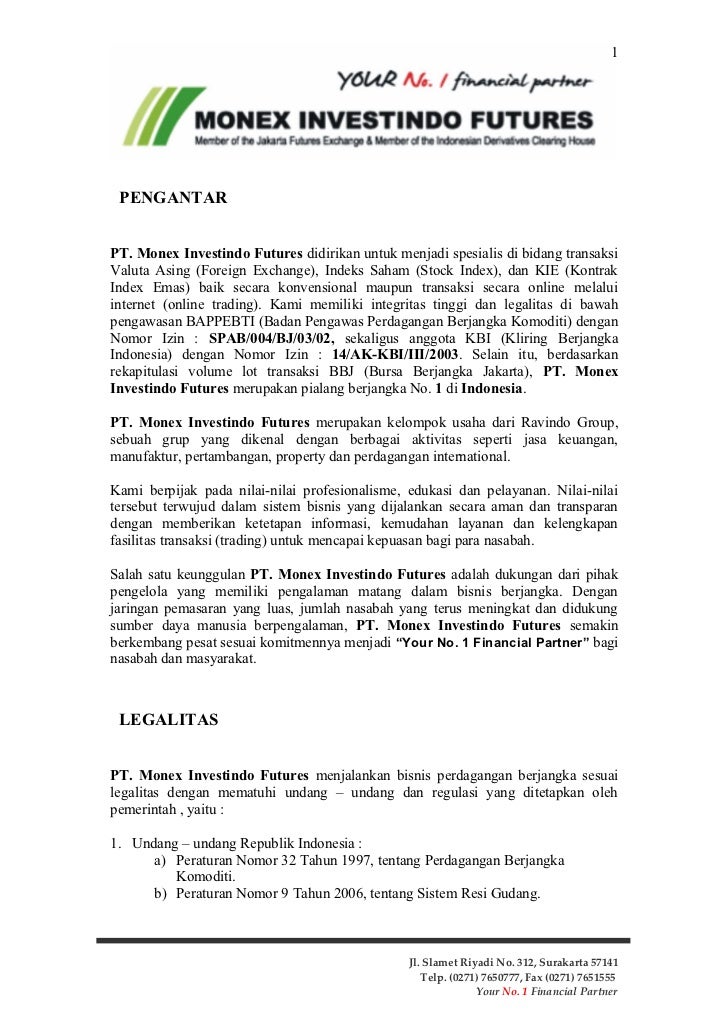 Asia kapitalindo komoditi berjangka