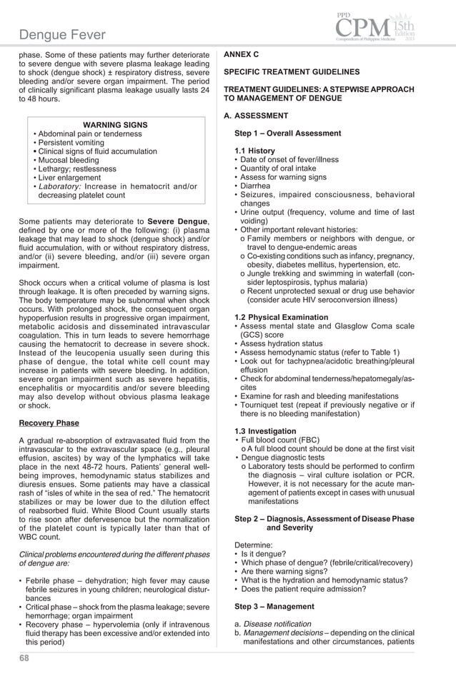 Dengue Form.pdf Cpm15th dengue fever_doh | PDF | Infectious Diseases | Diseases and ...