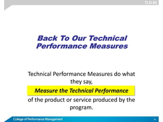 Technical Performance Measures | PDF