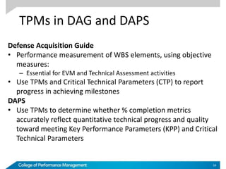 Technical Performance Measures | PDF