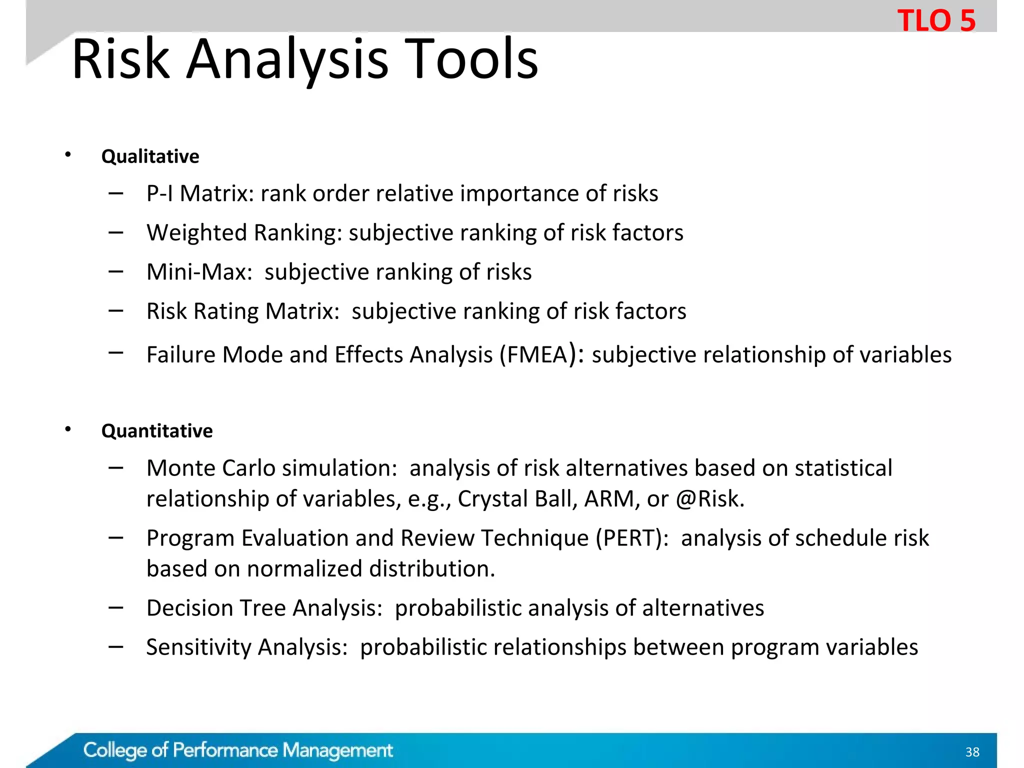 Technical Risk Management | PPT