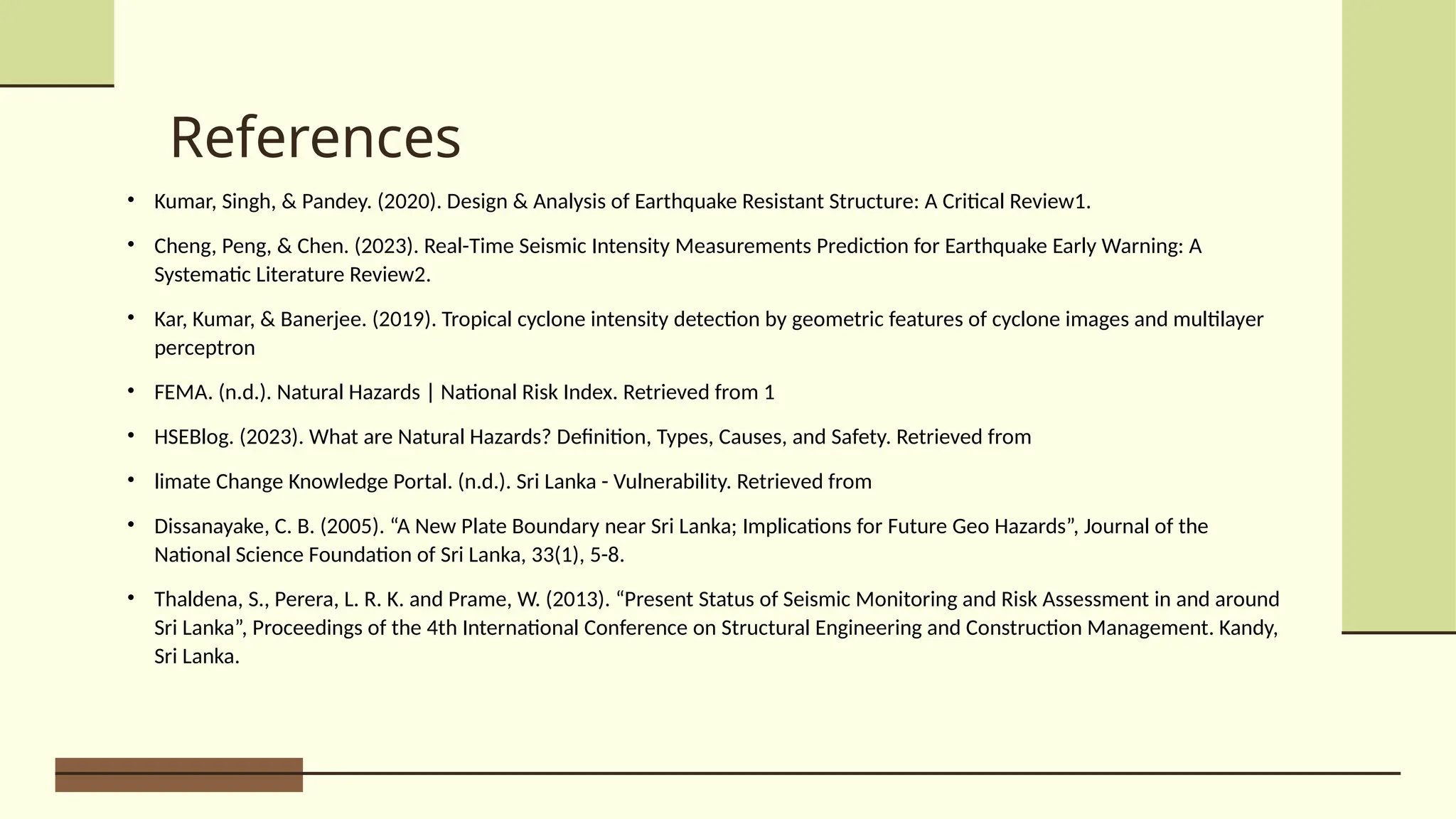 The Study on natural hazards in sri lanka | PPTX