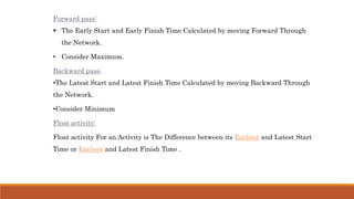 CPM AND PERT(critical path method) .pptx
