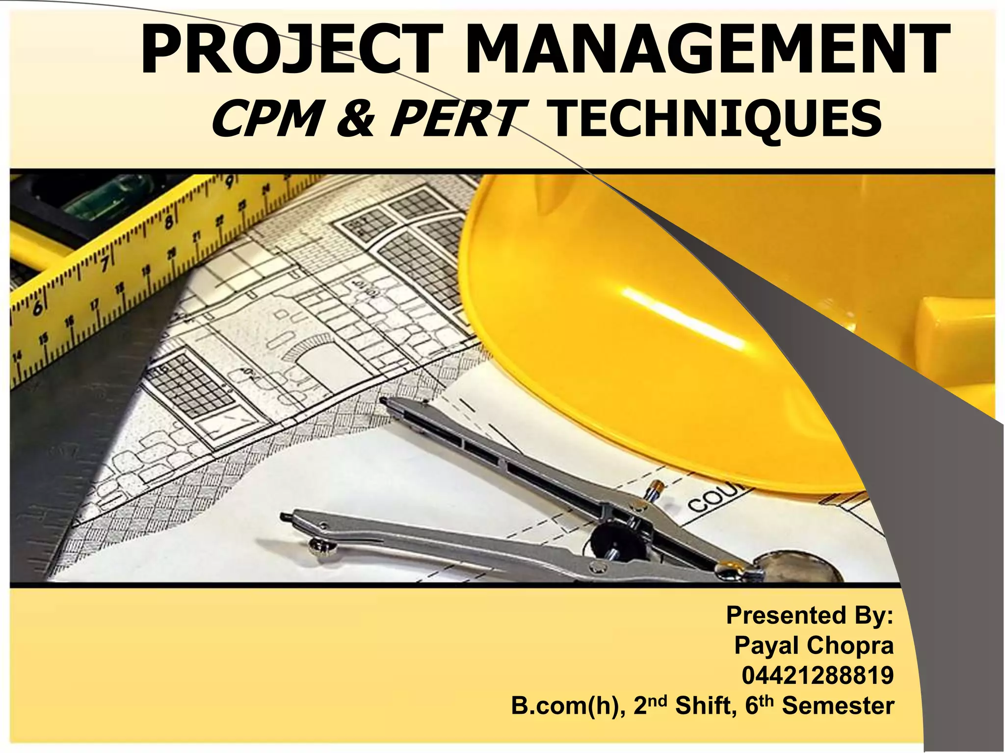 CPM and PERT Presentation.ppt