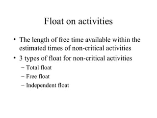 Cpm (critical path method) | PPT