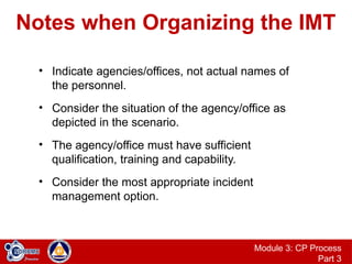 Contingency Planning Module 3, Part 3 - Process.pptx