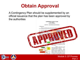 Contingency Planning Module 3, Part 3 - Process.pptx
