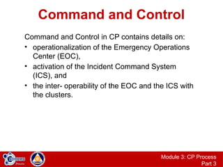 Contingency Planning Module 3, Part 3 - Process.pptx