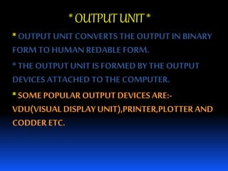 COMPUTER OVERVIEW | PPSX
