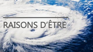 RAISONS D’ÊTRE

 