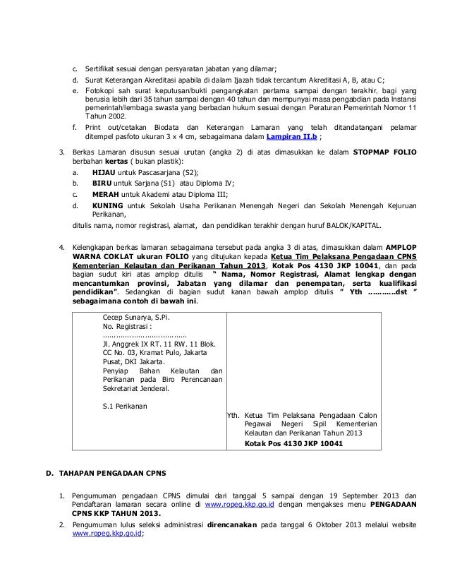 Contoh Surat Lamaran Untuk Dinas Perikanan Contoh Surat Lamaran Untuk Dinas Perikanan