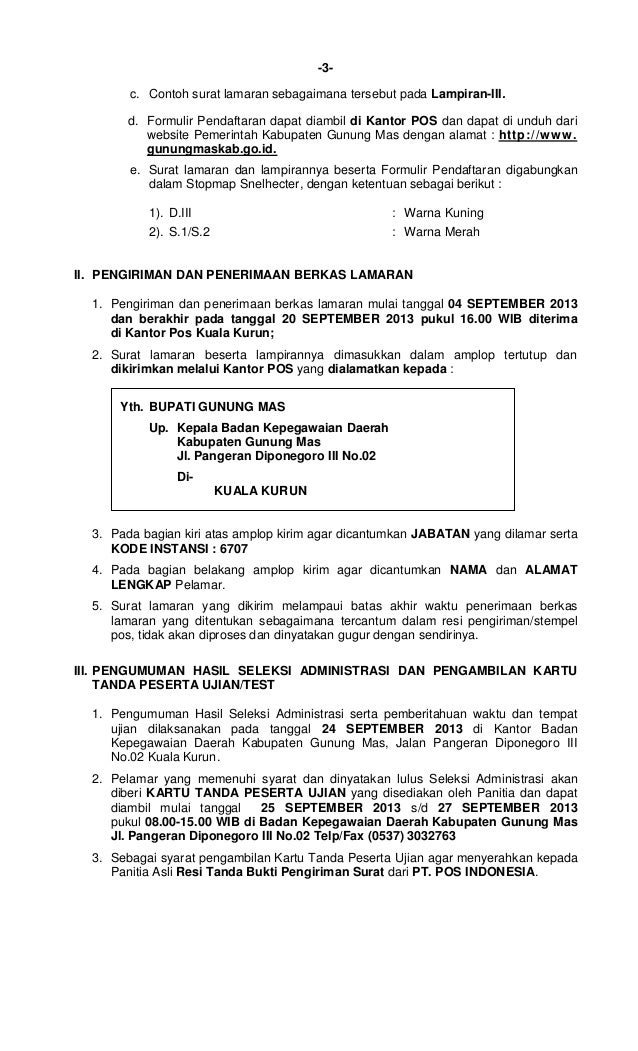 Cpnsd gunung mas kalteng