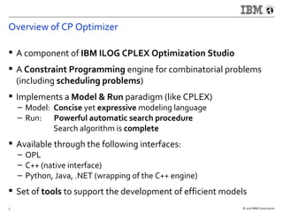 An introduction to CP Optimizer | PDF
