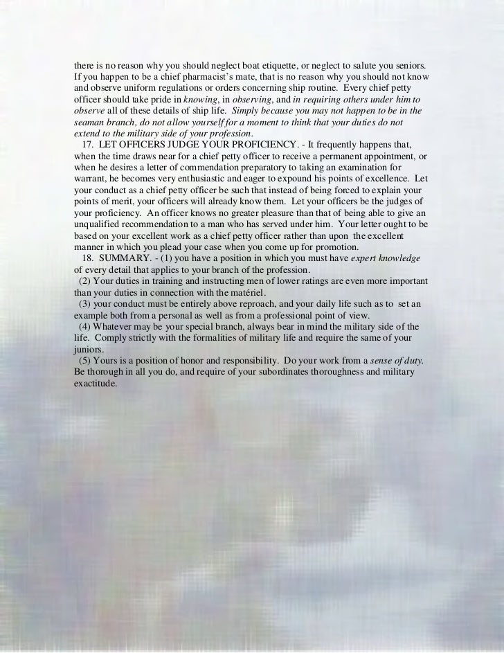 1917 Bluejackets Manual ("Short talk with Chiefs")