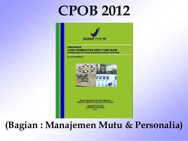 pedoman cdob 2012