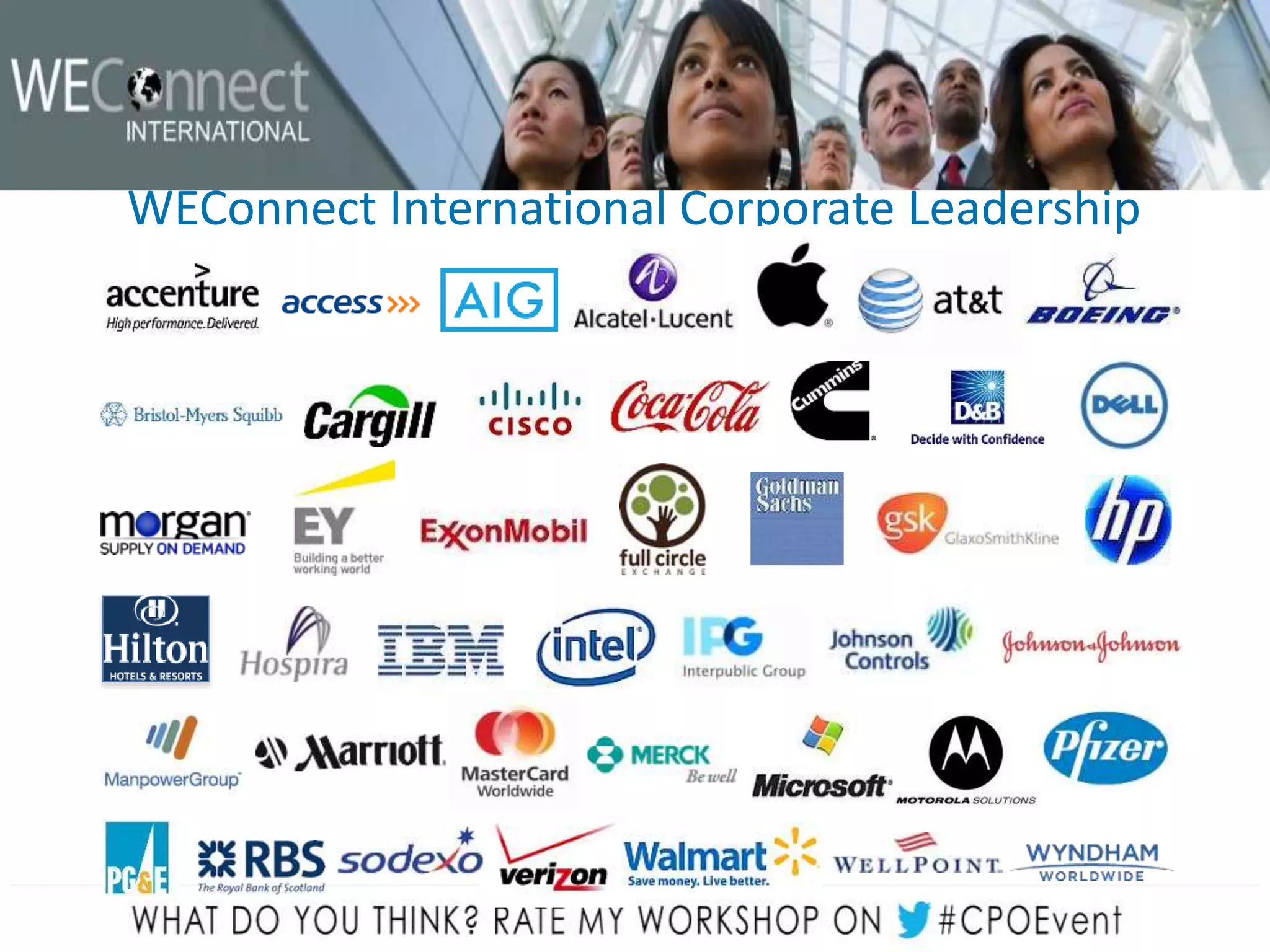 WEConnect International Corporate Leadership
 