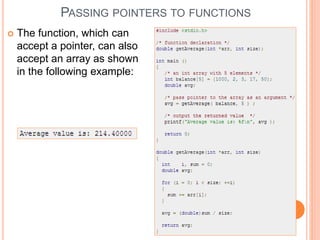 C pointer | PPTX | Programming Languages | Computing