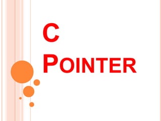 C pointer | PPT