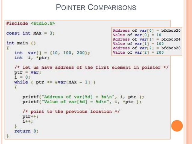 C pointer