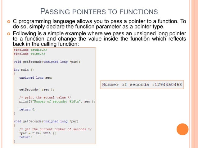 C pointer