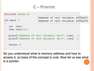 C pointer | PPT