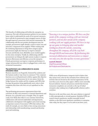 Chief Procurement Officer Study May 2013