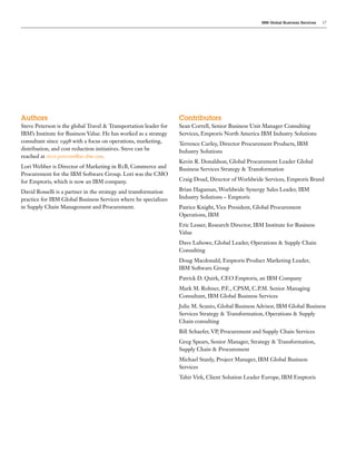 Chief Procurement Officer Study May 2013