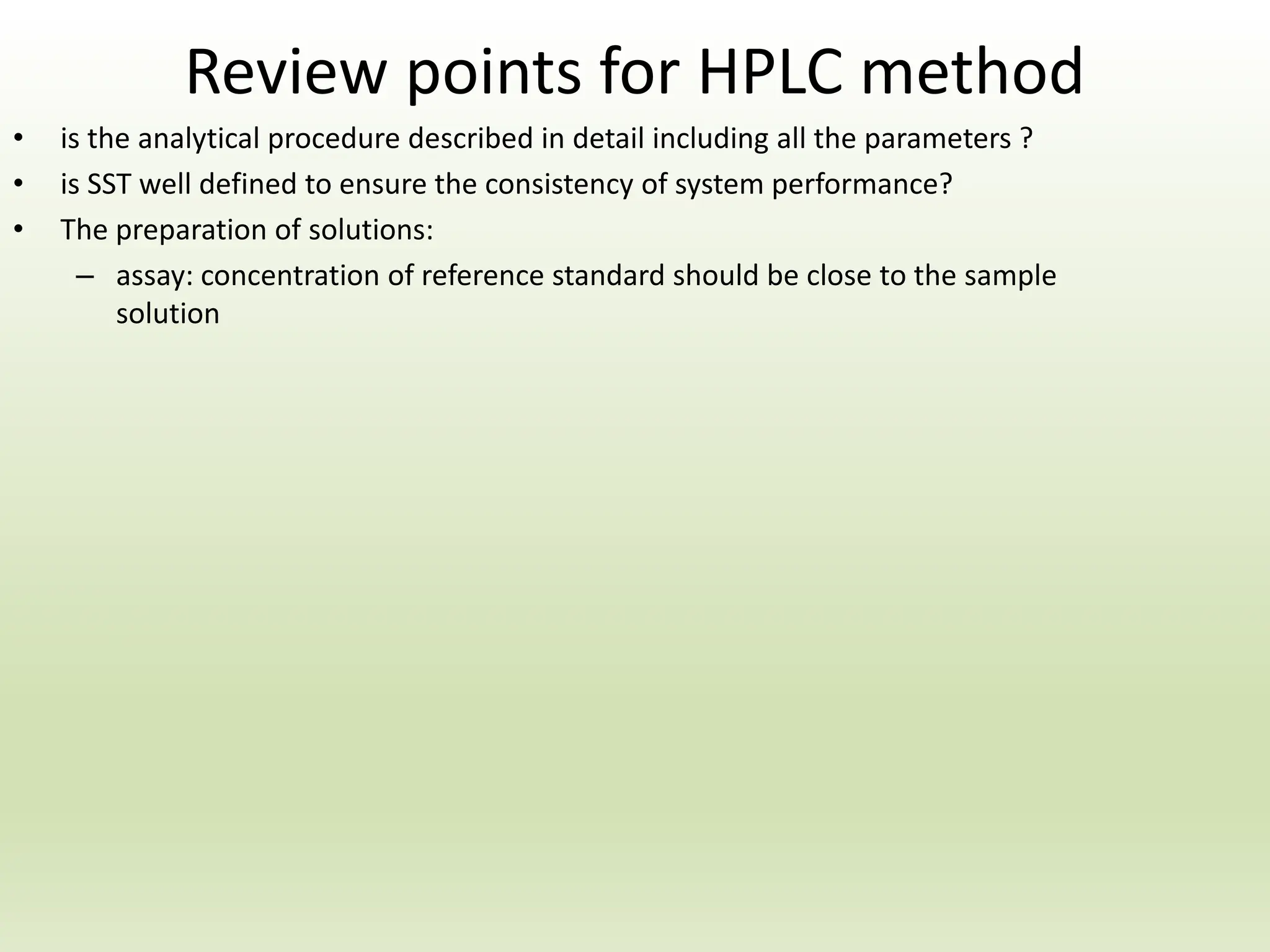ANALYTICAL METHOD DEVELOPMENT AND VALIDATION HPLC UV | PPTX