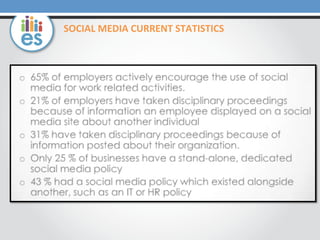 SOCIAL	
  MEDIA	
  CURRENT	
  STATISTICS	
  
 