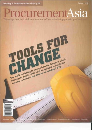 CPO\'s As Captains Of Change   Procurement Asia Magazine, Feb 2010