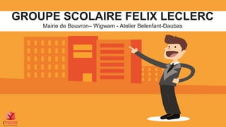GROUPE SCOLAIRE FELIX LECLERC
Mairie de Bouvron– Wigwam - Atelier Belenfant-Daubas
 