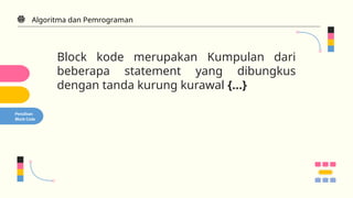 Algoritma dan Pemrograman - Dasar Pemrograman CPP | PPTX