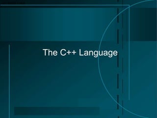 The C++ Language
+91 86909 11454
 