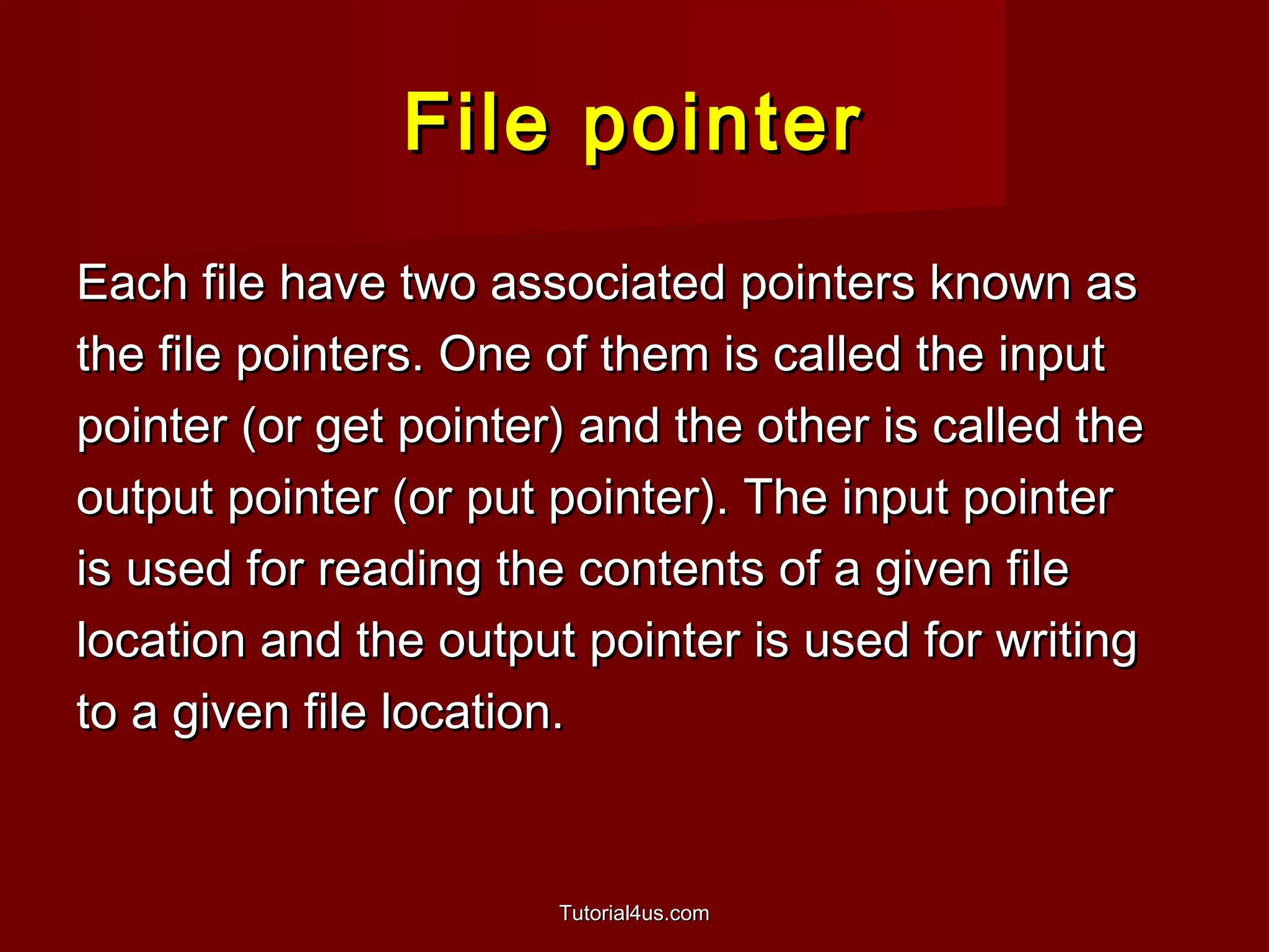 File handling in C++ | PPT | Operating Systems | Computer Software and ...