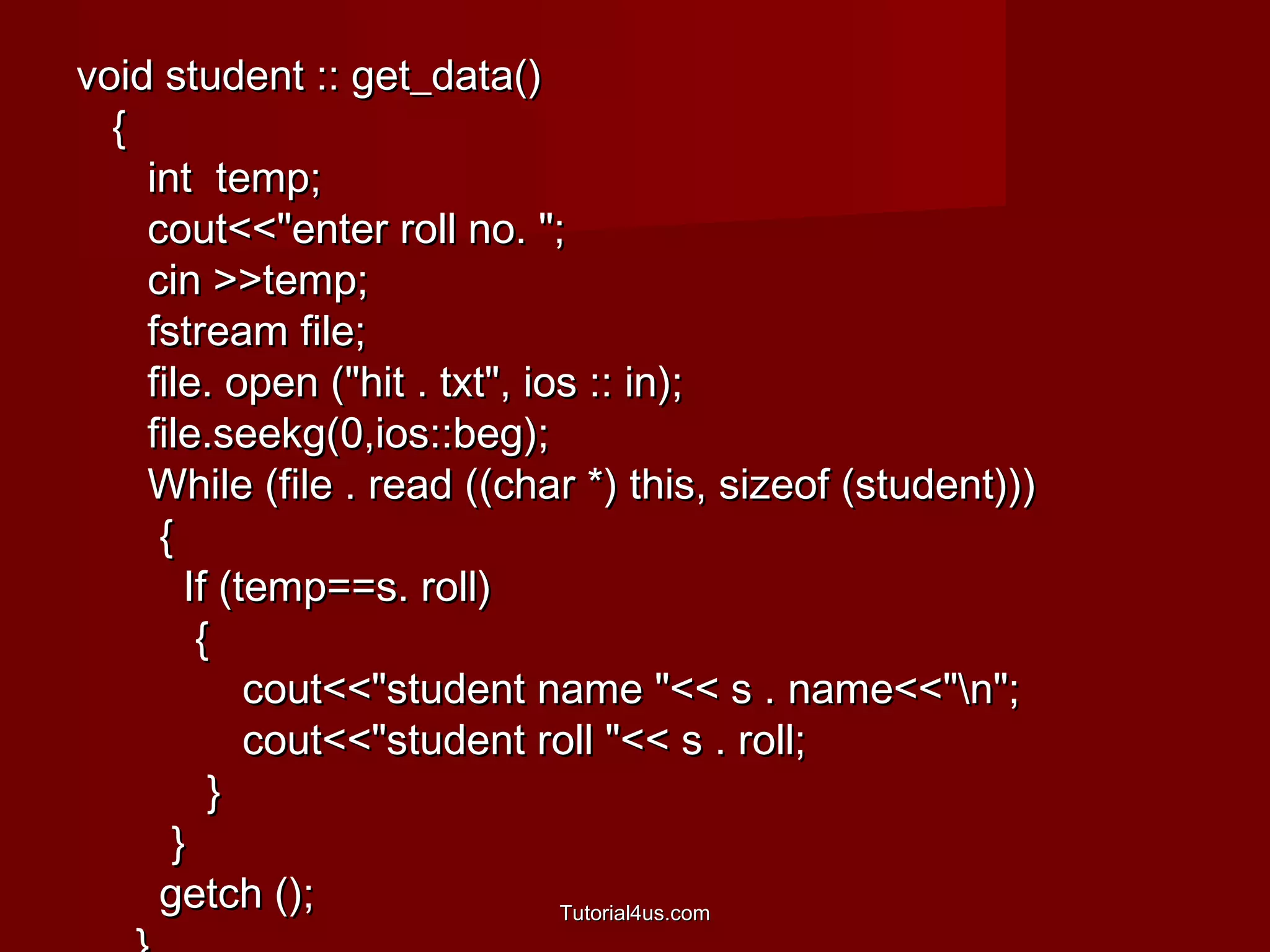 File handling in C++ | PPT