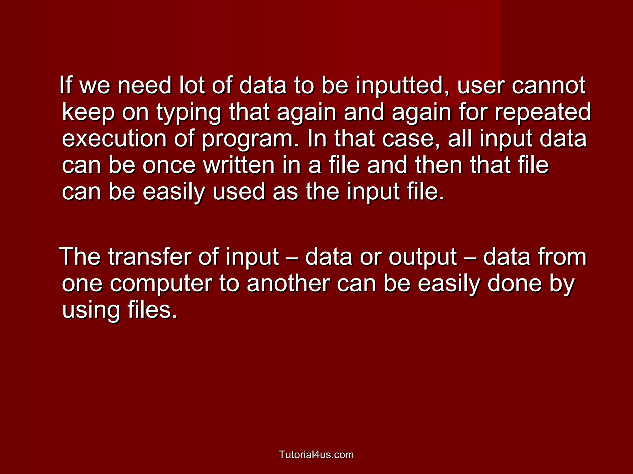 File handling in C++ | PPT | Operating Systems | Computer Software and ...