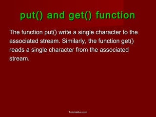 File handling in C++ | PPT