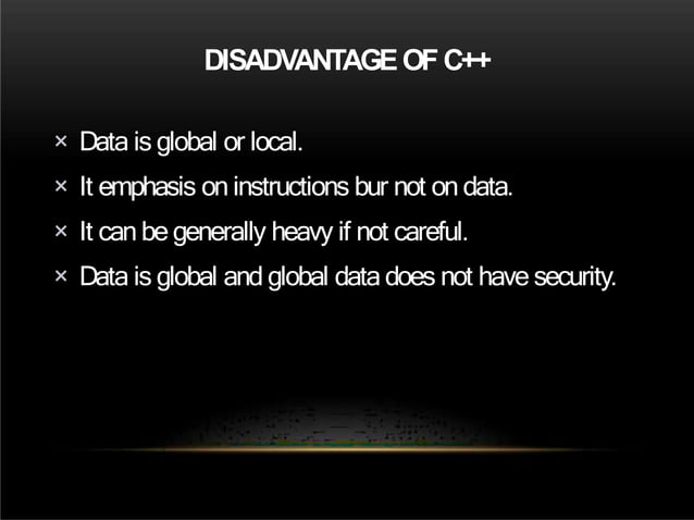 CPP-overviews notes variable data types notes | PPT