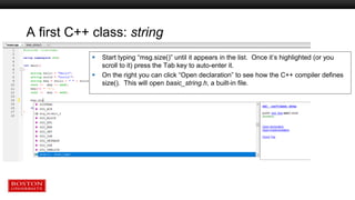C++ was developed by Bjarne Stroustrup, as an extension to the C ...