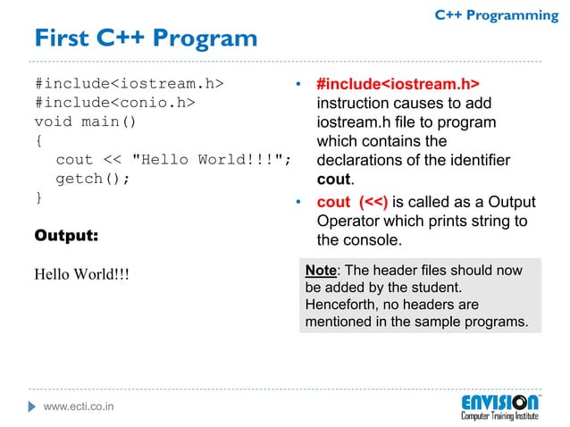 C++ Programming | PPT