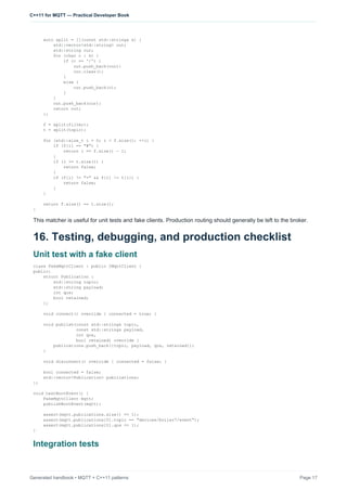 Mastering MQTT Client Development with C++11: Patterns, TLS, and ...
