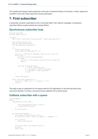 Mastering MQTT Client Development with C++11: Patterns, TLS, and ...