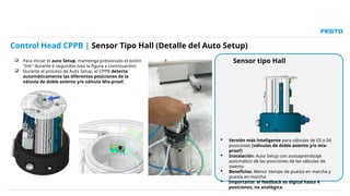 Control de posiciones para valvulas CPPB FESTO | PPTX