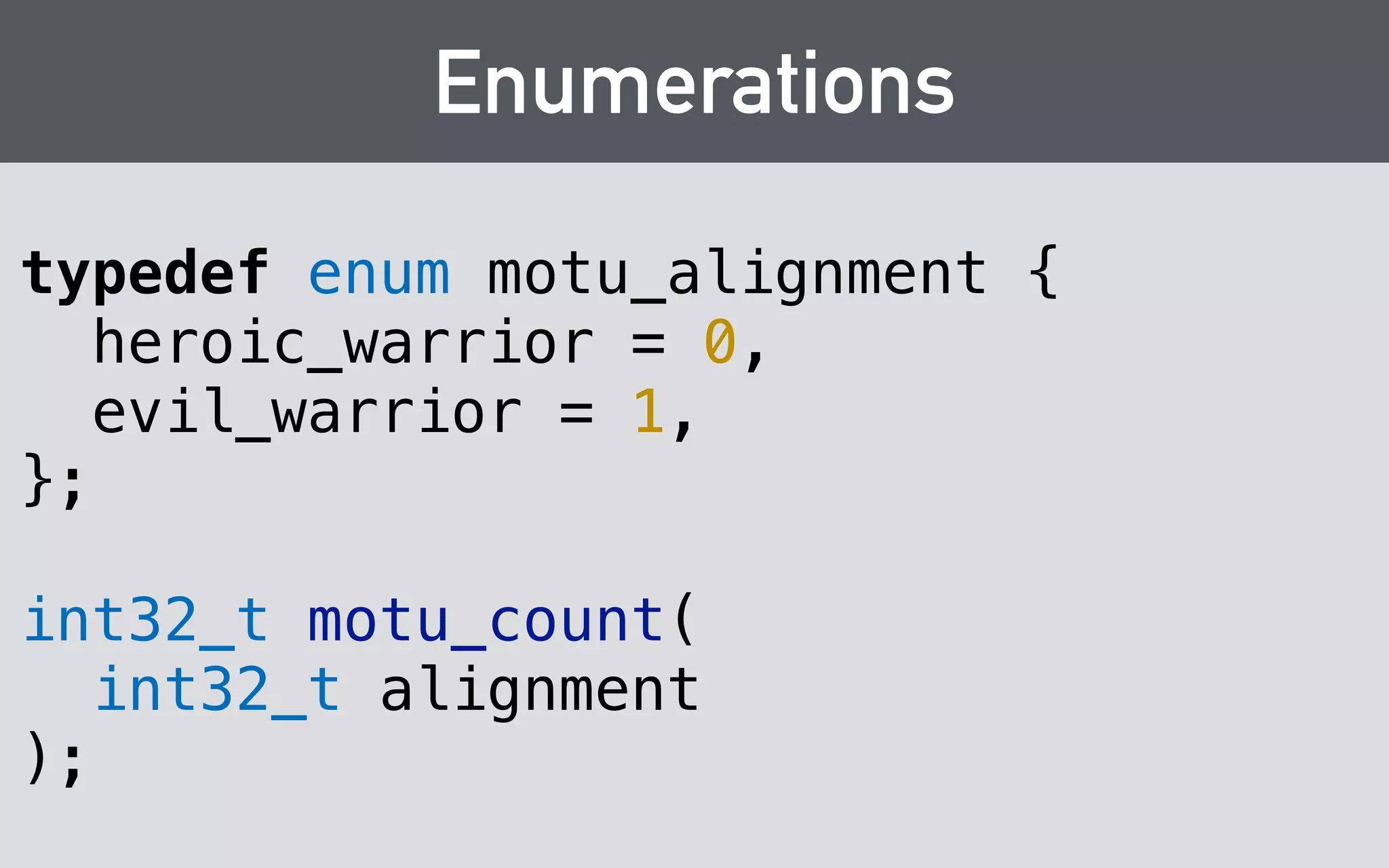 Errors → Exceptions 
struct Error { 
Error() : opaque(nullptr) {} 
~Error() { if (opaque) { error_destruct(opaque); } } 
error_t opaque; 
}; 
! 
class ThrowOnError { 
public: 
~ThrowOnError() noexcept(false) { 
if (_error.opaque) { 
throw std::runtime_error(error_message(_error.opaque)); 
} 
} 
! 
operator error_t*() { return &_error.opaque; } 
! 
private: 
Error _error; 
}; 
 